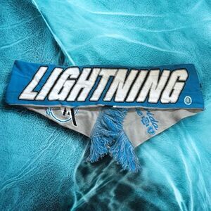 Tampa Bay Lightning Blue and Gray Scarf